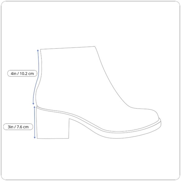 Journee Collection Women’s Black Faux Suede Wide Width Ankle Booties Size 12 - Picture 9 of 9